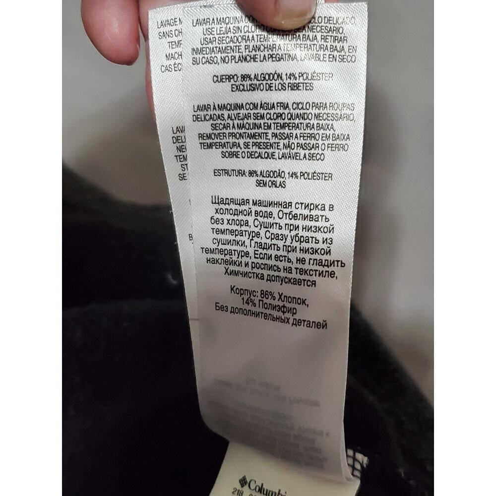 Columbia Steens Mountain Quarter-Zip Fleece Jacket XXL Gray Black Outdoor Layer - Picture 11 of 13